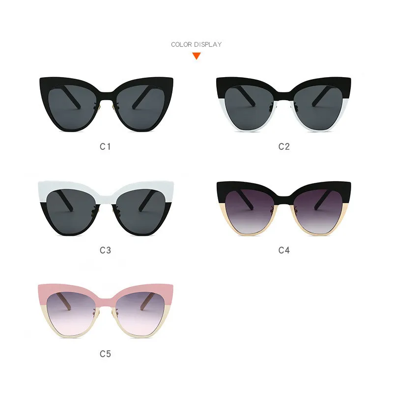 Солнцезащитные очки FENCHI женские брендовые дизайнерские солнечные кошачий