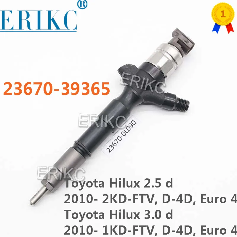 

23670 39365 23670-39365 дизельный топливный инжектор для Toyota Hilux 2,5 d 3,0 d 2010- 2KD-FTV D-4D Euro 4 2010- 1KD-FTV D-4D Euro 4