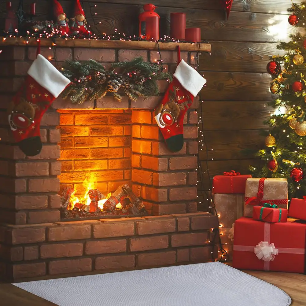 Огнестойкий ковер коврик для барбекю Стекловолоконный силиконовый полукруглый