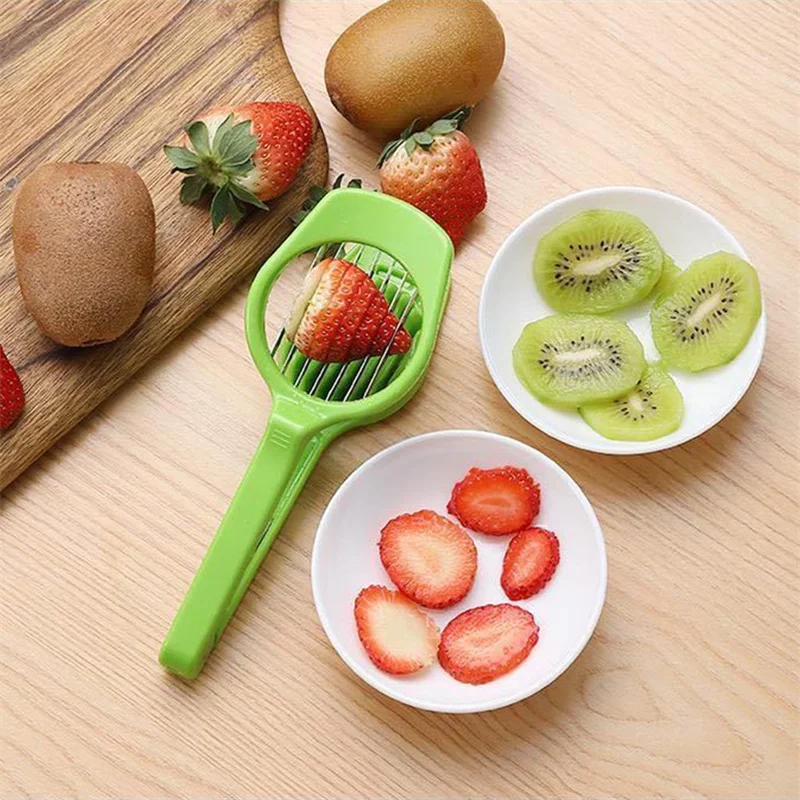 

Kitchen Tool Vegetable Fruit Egg Sharp Slicer Stainless Steel Cut Ham Sausage Banana Cutter Cucumber Knife Salad Slice