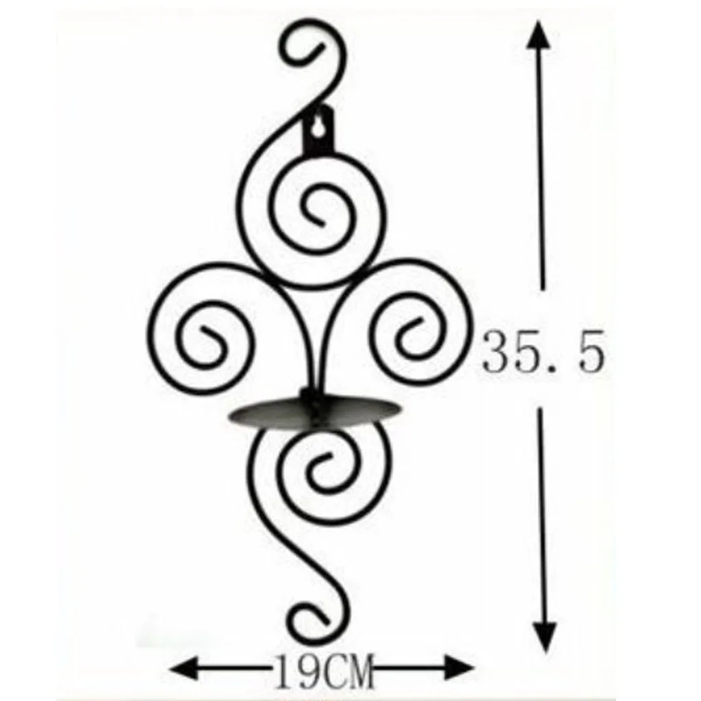 Настенный подвесной подсвечник настенное бра античный металлический для дома