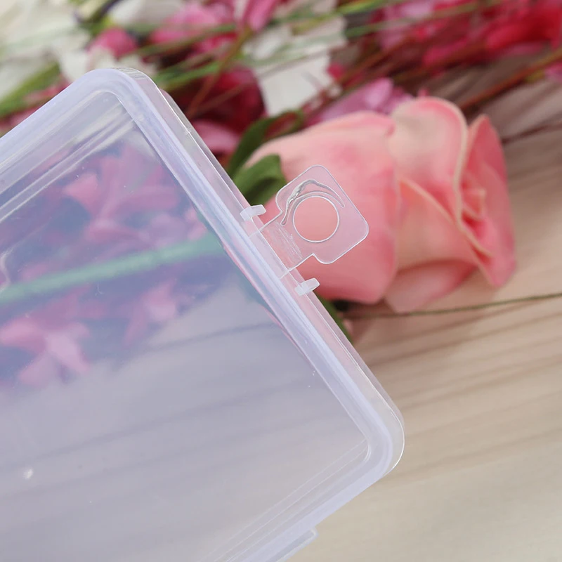 Пластиковая коробка для хранения ювелирных изделий сережек бусин держатель