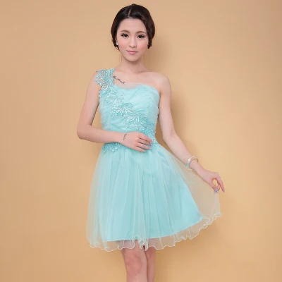 Женское Короткое платье мятно зеленого белого розового цвета платья подружки