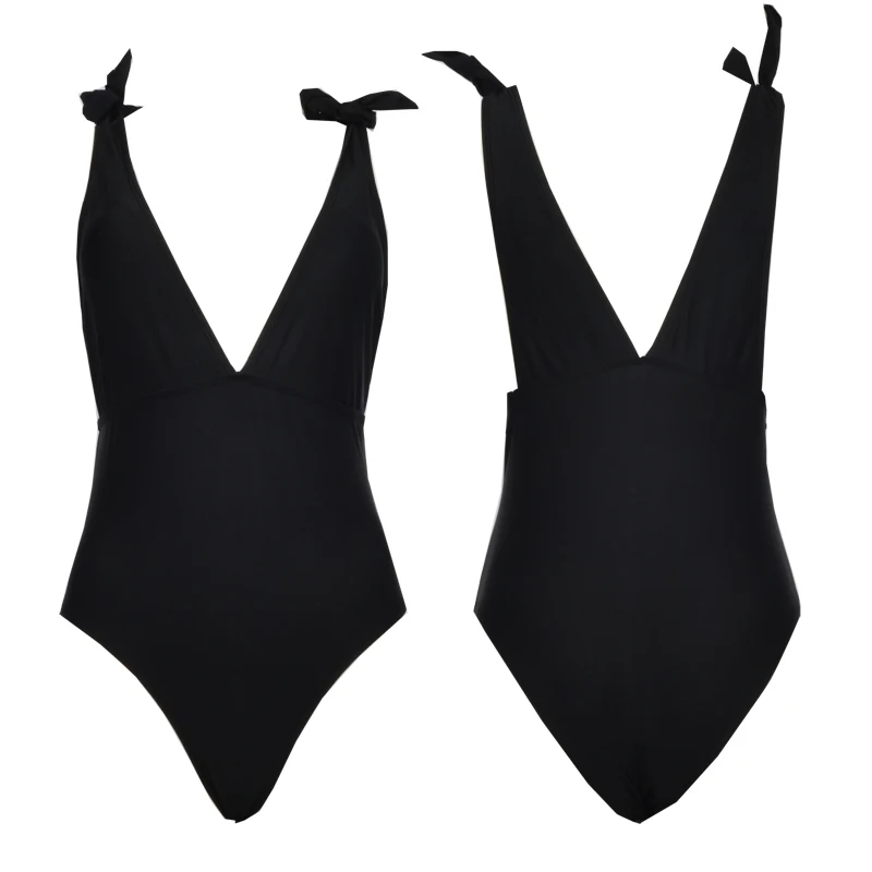 Цельный купальник 2020 сексуальный женский бандажный с открытой спиной