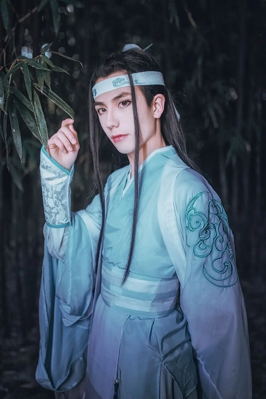 Костюм Аниме MO DAO ZU SHI Lan Zhan Wangji для косплея неукротимый костюм сериала на Хэллоуин