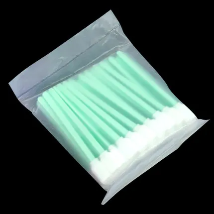 100Pcs Cleaning Swabs Sponge Stick For Epson/Roland/Mimaki/Mutoh Eco solvent printer Swab | Printer Parts