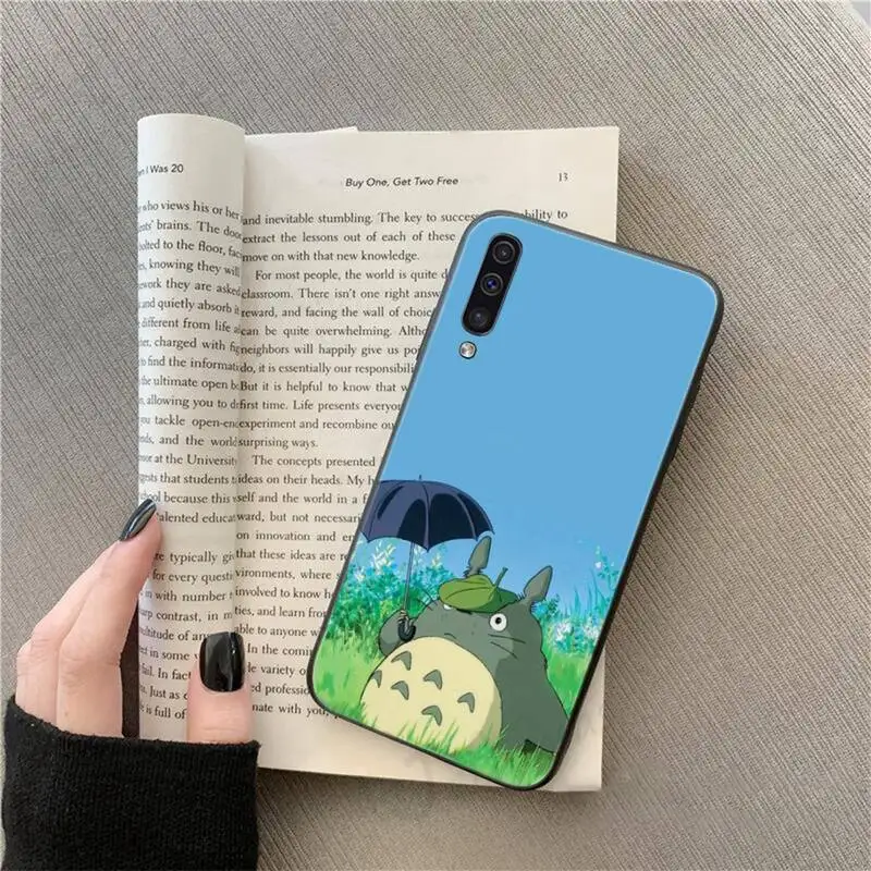 

Totoro Studio Ghibli Anime Phone Case For Samsung galaxy S 9 10 20 A 10 21 30 31 40 50 51 71 s note 20 j 4 2018 plus