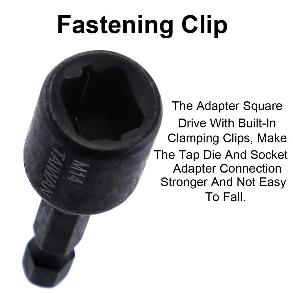 7 шт./компл. переходник для отвертки 1/4 &quotс шестигранным хвостовиком квадратный с
