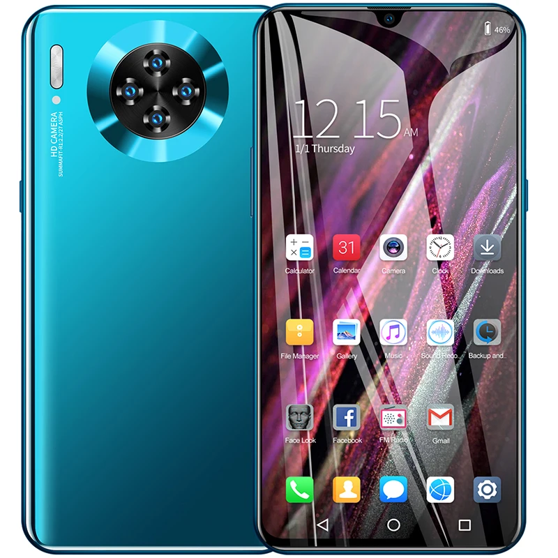 

Mate 30 pro smartphone 4G mobile phone 4G RAM quad-core Android phone 13MP HD camera 6.3-inch screen Global version