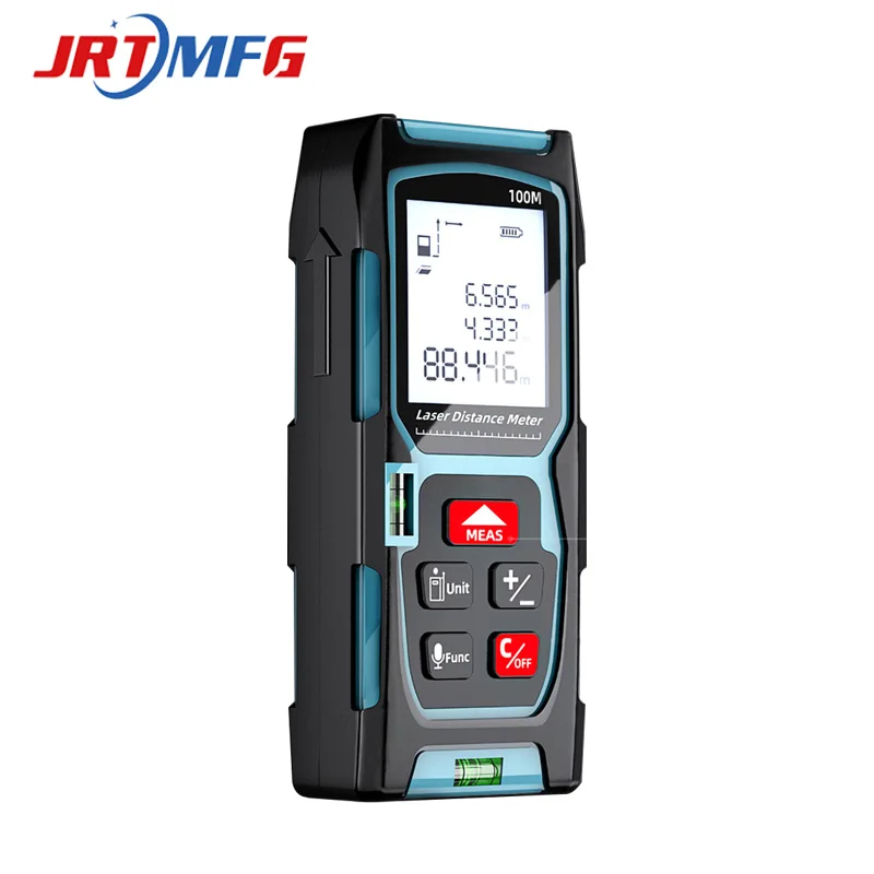 

Лазерный дальномер JRTMFG, инфракрасный перезаряжаемый строительный измерительный инструмент, высокоточный портативный лазерный дальномер