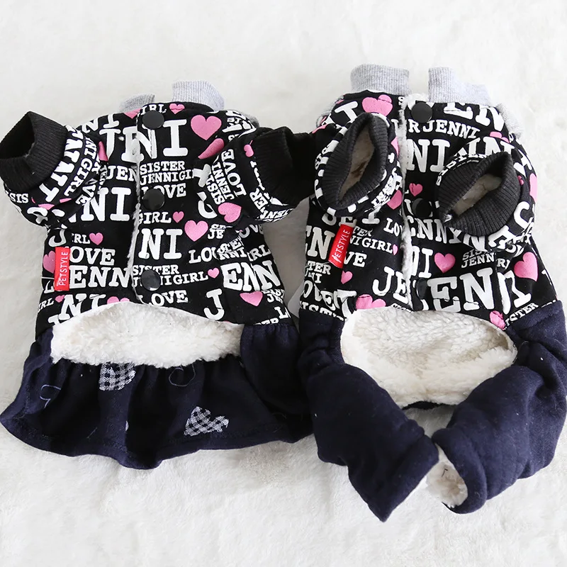 Одежда для щенков в студенческом стиле Костюмы собак Вечерние платья Юбка