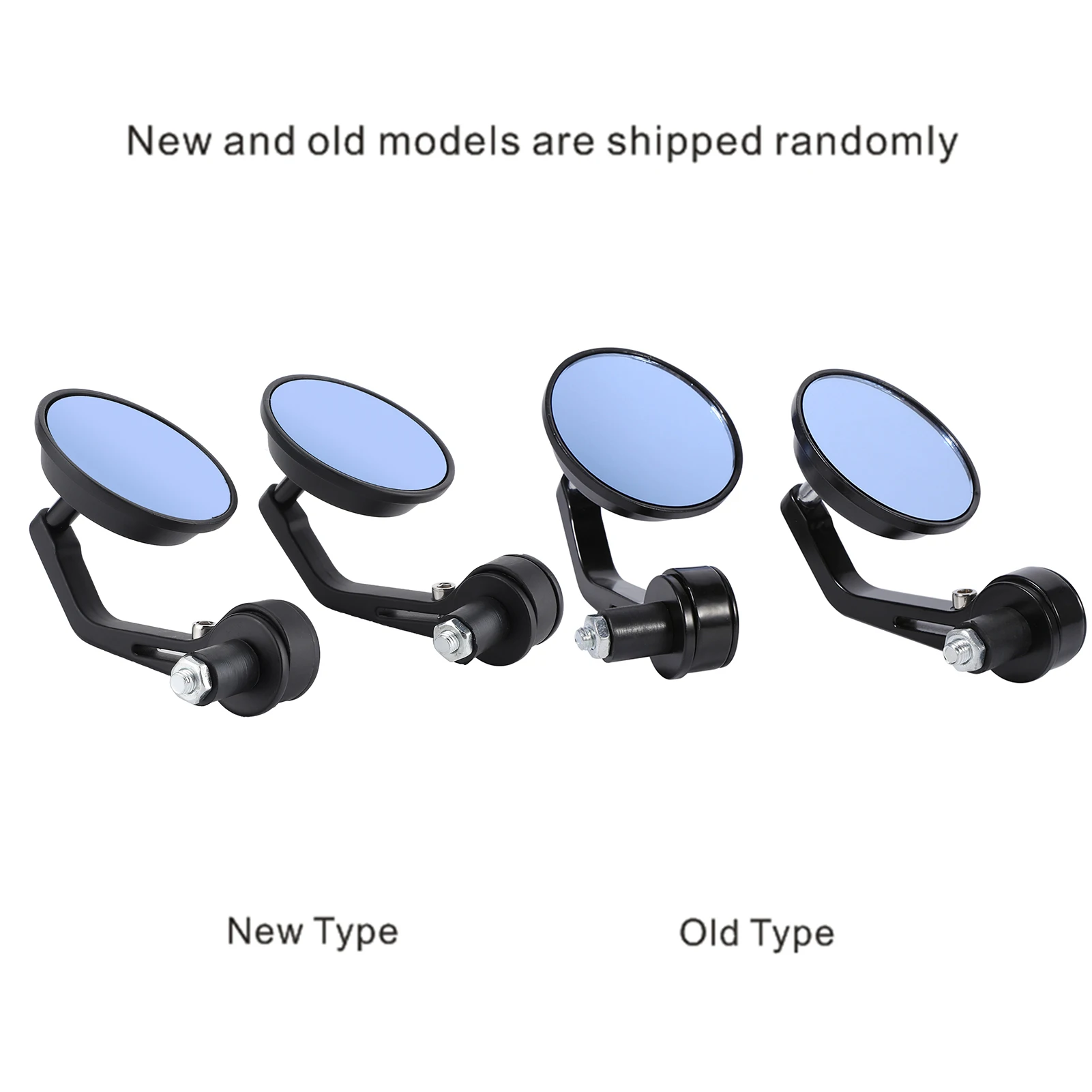 Зеркало мотоциклетное круглое универсальное 7/8 дюйма 1 пара|rearview side mirror|round motorcycle