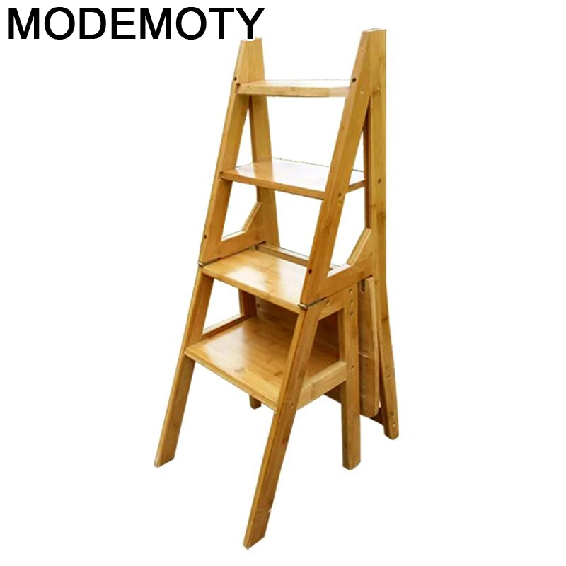 

Elderly Taburete De Cocina Ladder Tangga Lipat Ottoman Bench Escalera Madera Stepladder Escaleta Merdiven Escabeau Step Stool