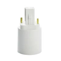 1pcs g24 to e27 socket base led retardant light bulb lamp adapter converter holder screw household travel tools accessories