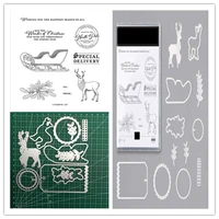 christmas wishs wonder metal cutting dies and stamps for scrapbooking diy album paper card craft embossing stencil decoration