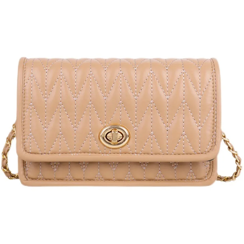 

Women's bag 2021 new chain small golden ball square bag chain armpit bag western style fold single shoulder messenger bag