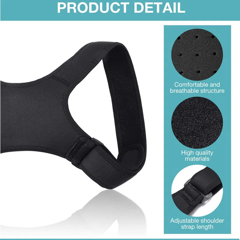 Поддерживающий Пояс для мужчин и женщин регулируемый Корректор осанки спины