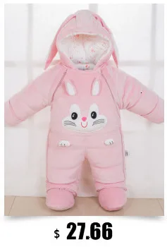 30 degrees Children Baby girl clothing Winter Thicken Parka Kids Faux Fur Hooded Coat Plus velvet Jackets clothes snowsuit
