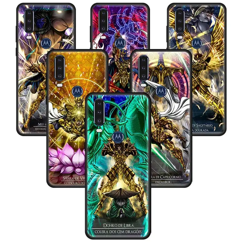 

Case for Motorola Moto G9 Play G8 Power Lite One Fusion Plus E6s G Stylus G30 G10 Phone Cover Funda Capa Saint Seiya Knights