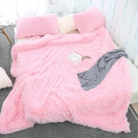 160200 large shaggy coral blanket sofa bed bedspreads warm soft blanket for bed sofa bed cover plaid winter picnic blanket