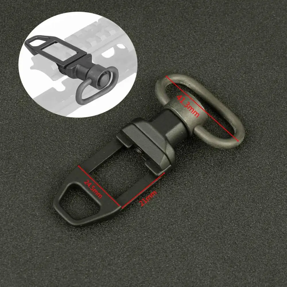 Тактический Quick Release 1 25 ''строп петля вращающееся Крепление Адаптер для