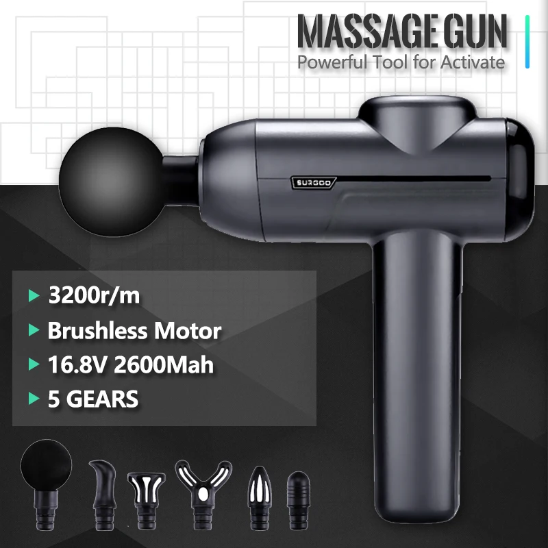 

NEWEST Deep Muscle Massage Gun Sports Therapy Massager Pain Relief Slimming Shaping Body Massager Exercising
