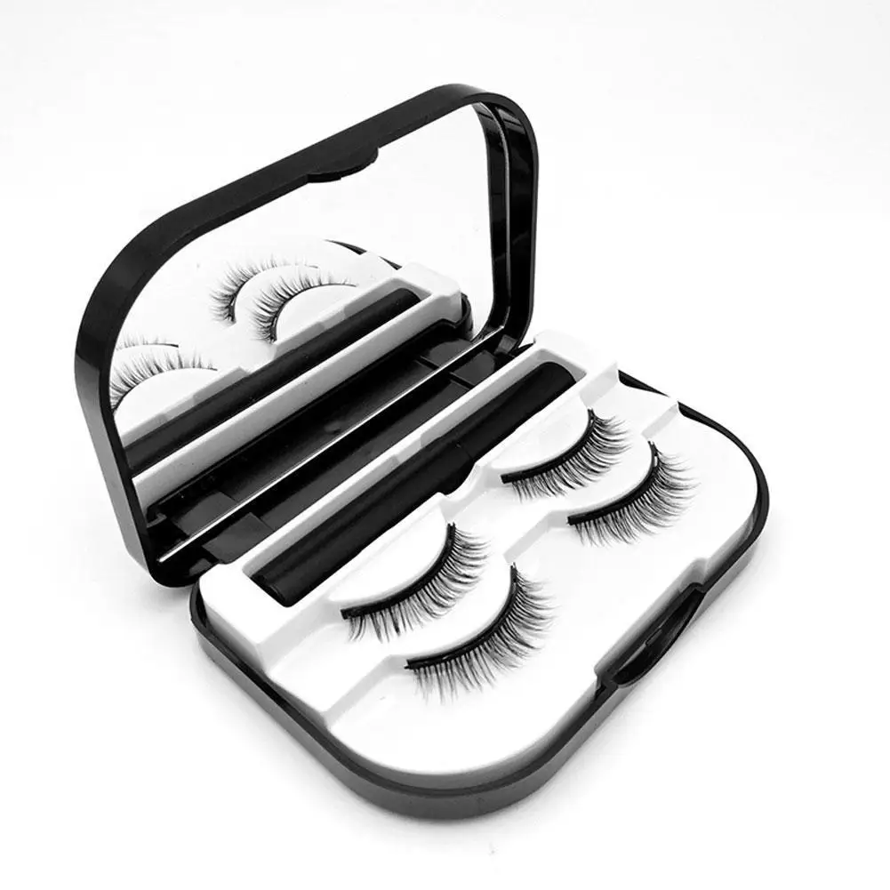 

Magnetic Eyelashes Eyeliner Set Handmade Eyelashes Lashes Natrual False Easy Accessories Natural Eyelashes Eyelashes Extens Y9V1