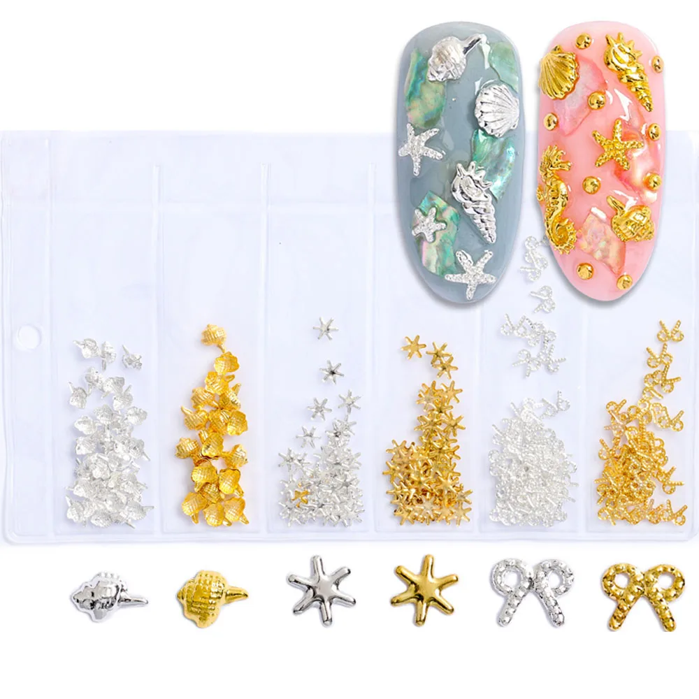 1 упаковка цвета: золотистый серебристый смешанные полой металлической оправе 3D