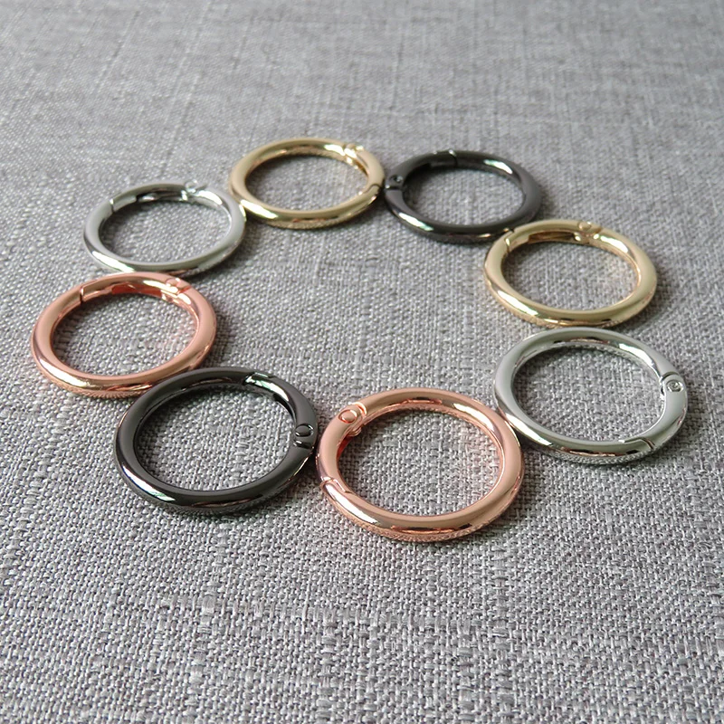 1 шт. 25 мм Металлические Пружинные уплотнительные кольца открываемые Брелоки