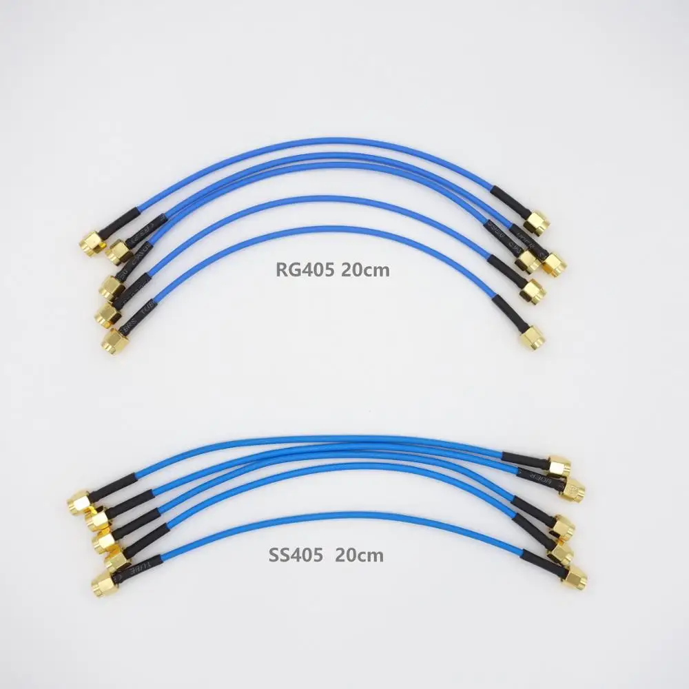 RG405 SS405 SMA высокочастотный Тестовый Кабель 50ohm 18GHz Male to Male|Компьютерные кабели и
