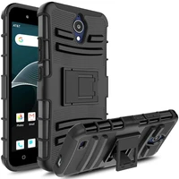 3 in 1 armor shockproof case for att axia qs5509a case belt clip kickstand full protection cover