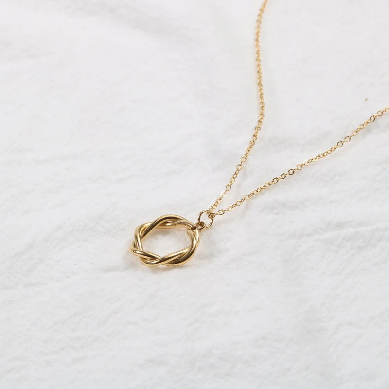 

Irregular Electroplating On Mahua Necklace Designer Stainless Steel Plated Platinum For Women Hip Hop Personalized Gift Jewelry