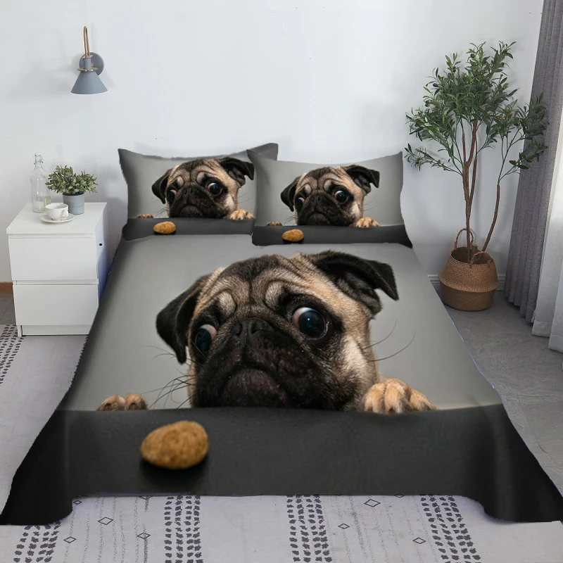 Комплект постельного белья с изображением спящего кота постельное белье из