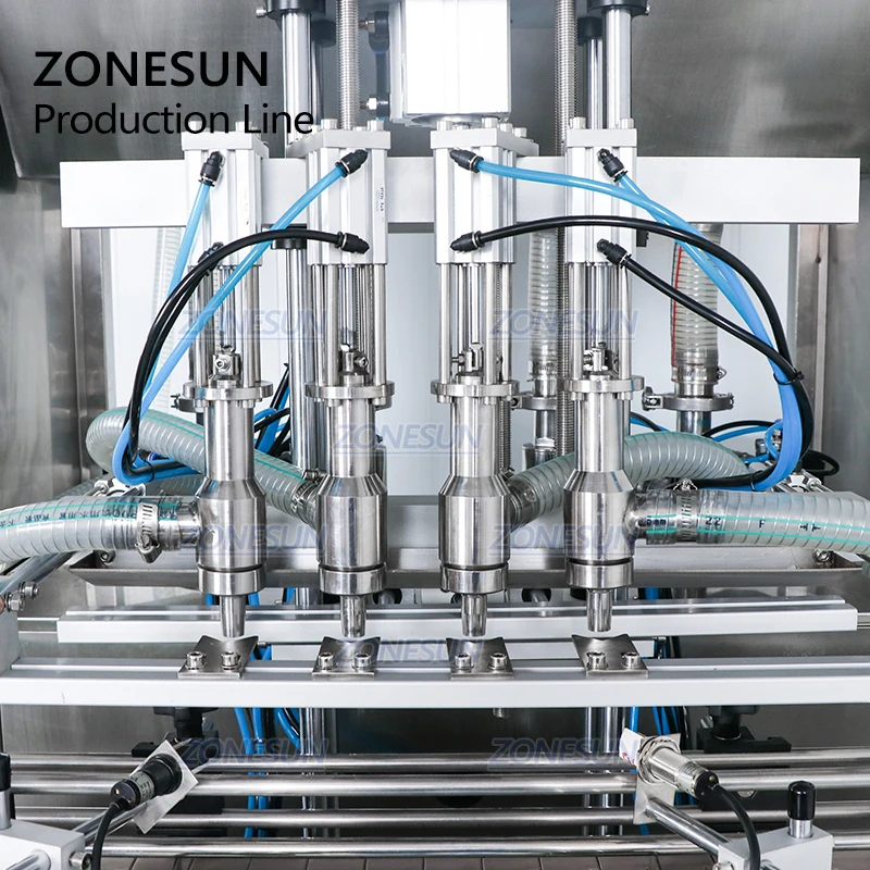 

ZONESUN ZS-FAL180P5 Essential Oil Automatic Water Liquid Juice Milk Filling And Capping Machine Small Bottle Packing Machine