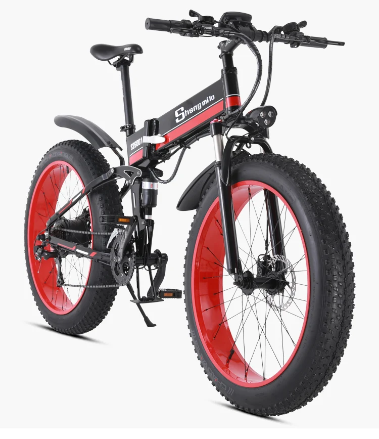 Электрический велосипед ebike 48V1000W, Электрический горный велосипед, электрический складной велосипед 4,0, электрический велосипед с толстыми шинами, пляжный Снежный велосипед Neve