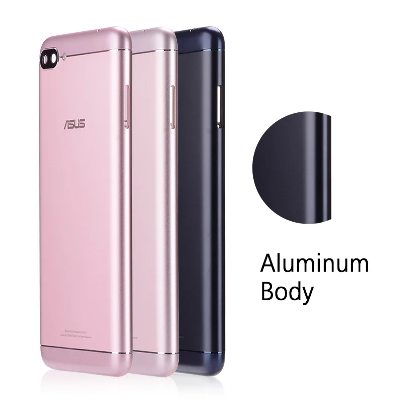 Оригинальная задняя панель корпуса для Asus Zenfone 4 Max ZC554KL задняя крышка батарейный отсек с кнопками громкости питания объектив камеры ZC554KL