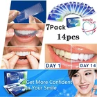 Отбеливающая полоска для зубов удаление пятен для зубов Гигиена полости рта набор для чистки двойных эластичных полосатых зубов отбеливающие инструменты