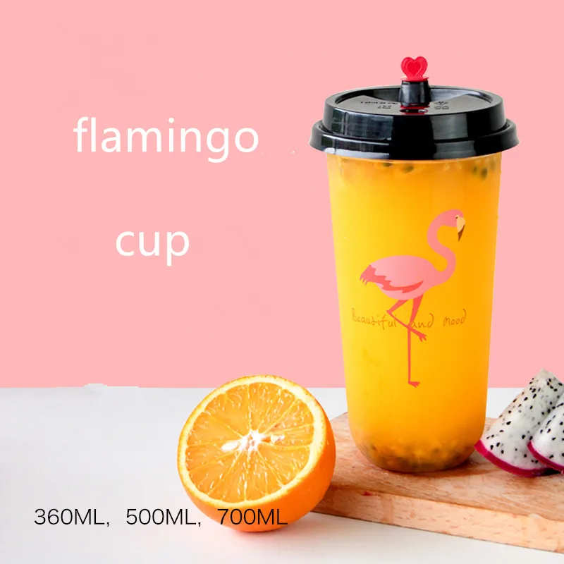 50 шт Высокое качество u-образная креативная Одноразовая чашка для молочного чая