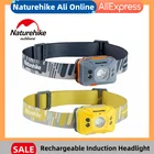 Налобный фонарь Naturehike Koplamp, светодиодный ультралегкий водонепроницаемый, индукционный, для туризма, походов, походов