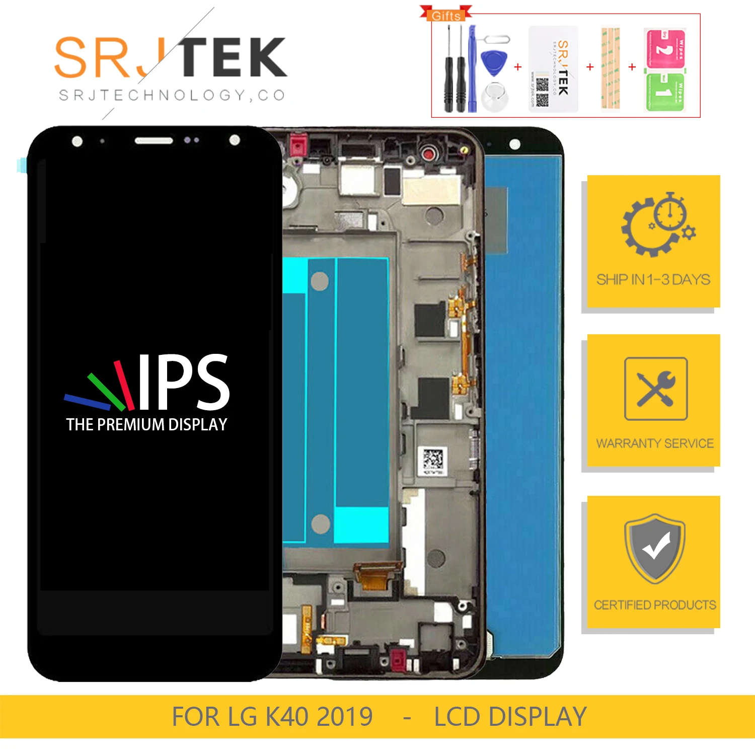 

5,7 для LG K40 2019 LMX420EMW LCD кодирующий преобразователь сенсорного экрана в сборе для LG K12 Plus X4 2019 дисплей стеклянная панель Замена + рамка