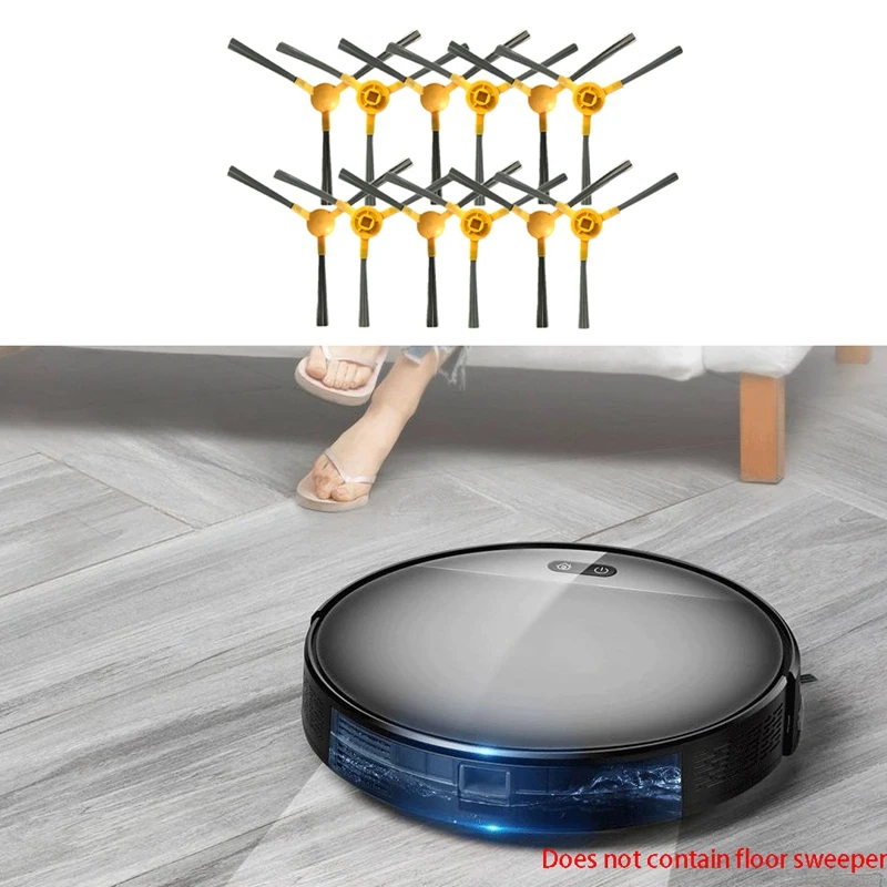 

12 Pack Accessory Kit Accessories for Proscenic 800T 820S Robot Vacuum Cleaner Replacement Parts Pack of 12 Side Brushes