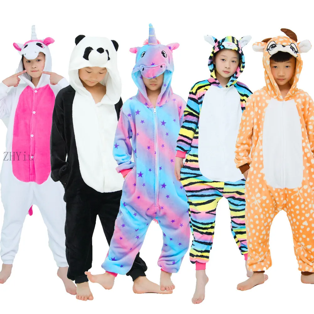 Пижамный комплект детский фланелевый повседневная одежда для сна с длинным