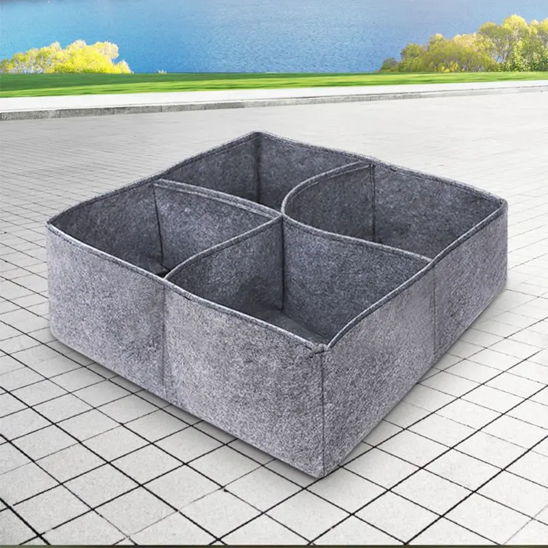 

Breathable Felt Non-woven Vegetable Grow Bags Garden Nursery Planting Flower Pot