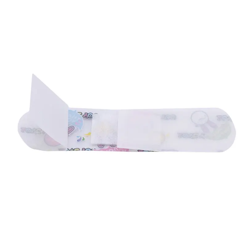 

Useful 100PCS Waterproof Breathable Cute Cartoon Band Aid Hemostasis Adhesive Bandages First Aid Emergency Kit for Kids Children