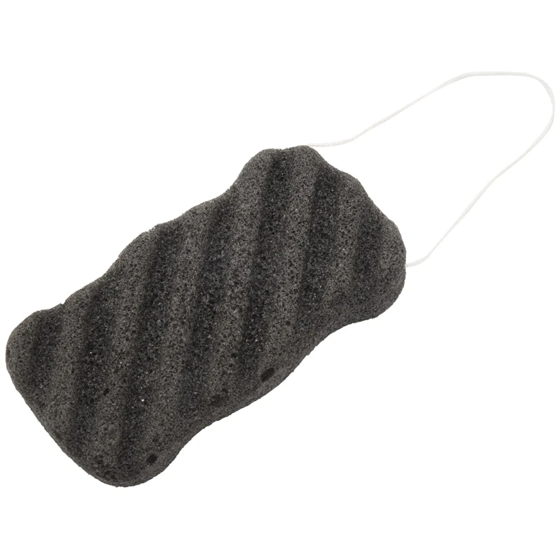 Konjac Sponge Set with Activated Bamboo Charcoal - Body & Facial Deep Cleansing for Skin Care | Дом и сад