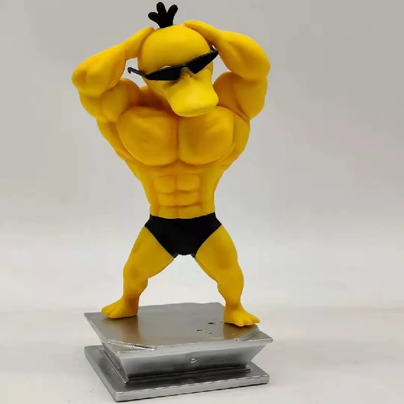 Аниме фигурки TAKARA TOMY Pokemon Psyduck мускул человек Пикачу игрушки из ПВХ карманный