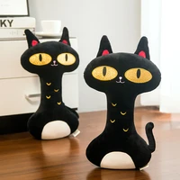 nice magic golden eyes black cat plush toy japan anime black cat girly plushies cushion soft decor pillow girl birthday gift