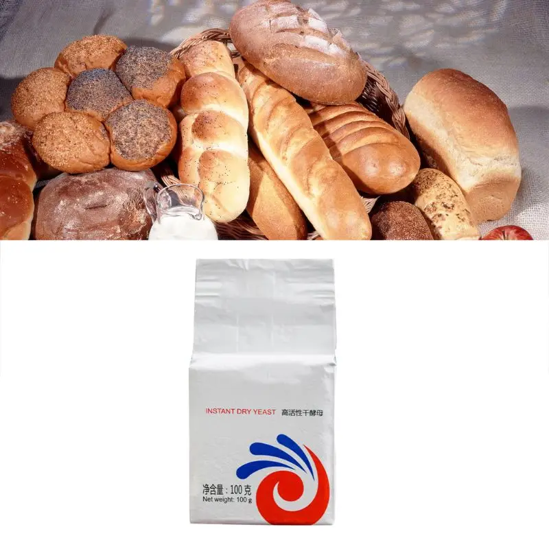 

100g Highly Active Instant Dry Yeast for Bread Buns DIY Kitchen Baking Supplies