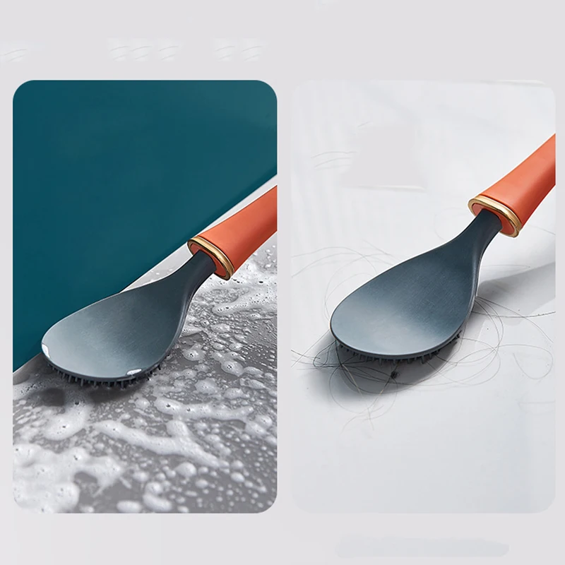 2021 силиконовая щетка для туалета Набор Щеток Для Чистки ванной комнаты настенная