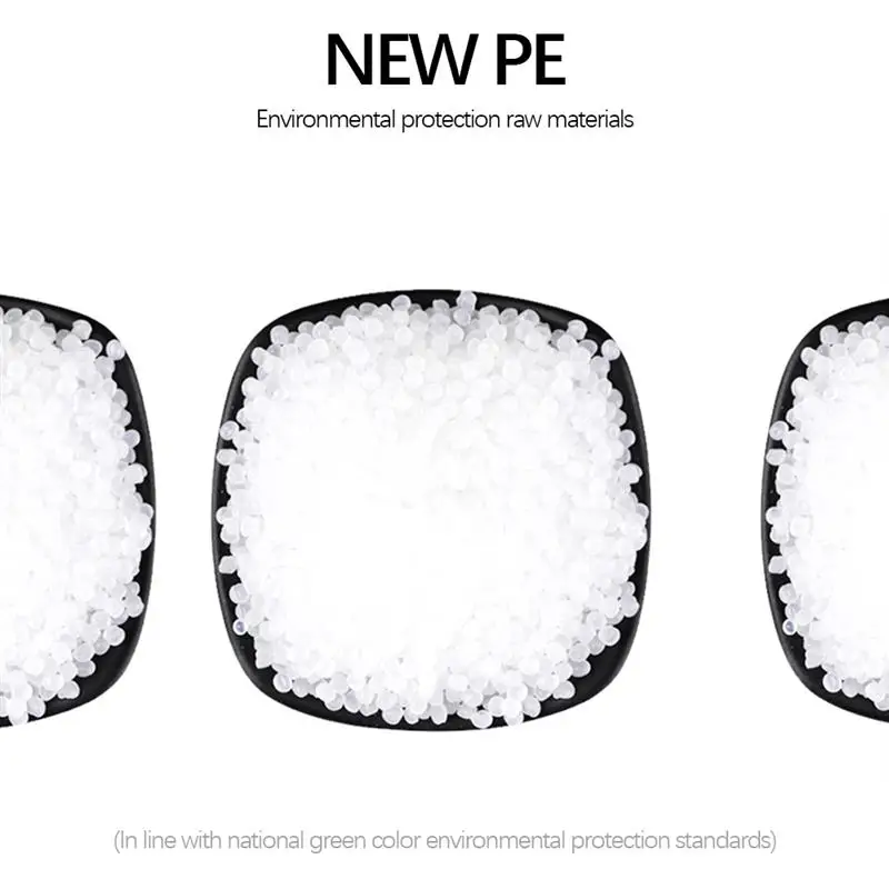 

100Pcs/5 Rolls Trash Bags Disposable Household Plastic Thickened Portable Hand Garbage Bags for Home Bathroom Kitchen Trash Can